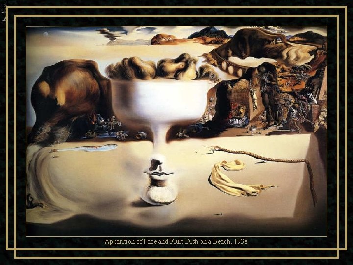 Apparition of Face and Fruit Dish on a Beach, 1938 