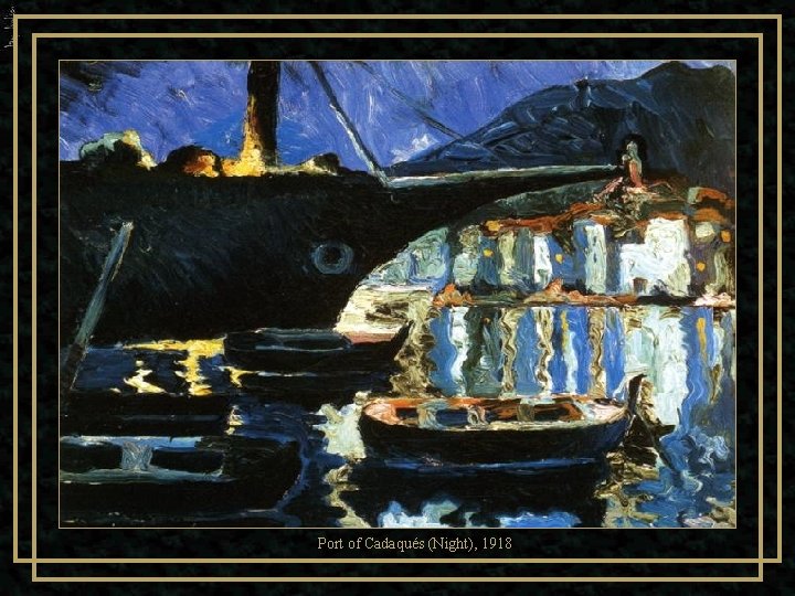 Port of Cadaqués (Night), 1918 