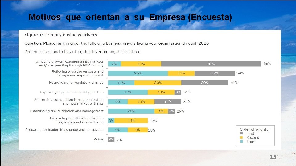 Motivos que orientan a su Empresa (Encuesta) 15 