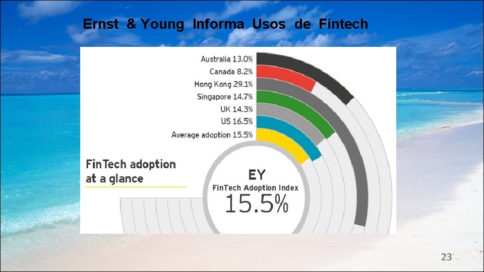 Ernst & Young Informa Usos de Fintech 23 