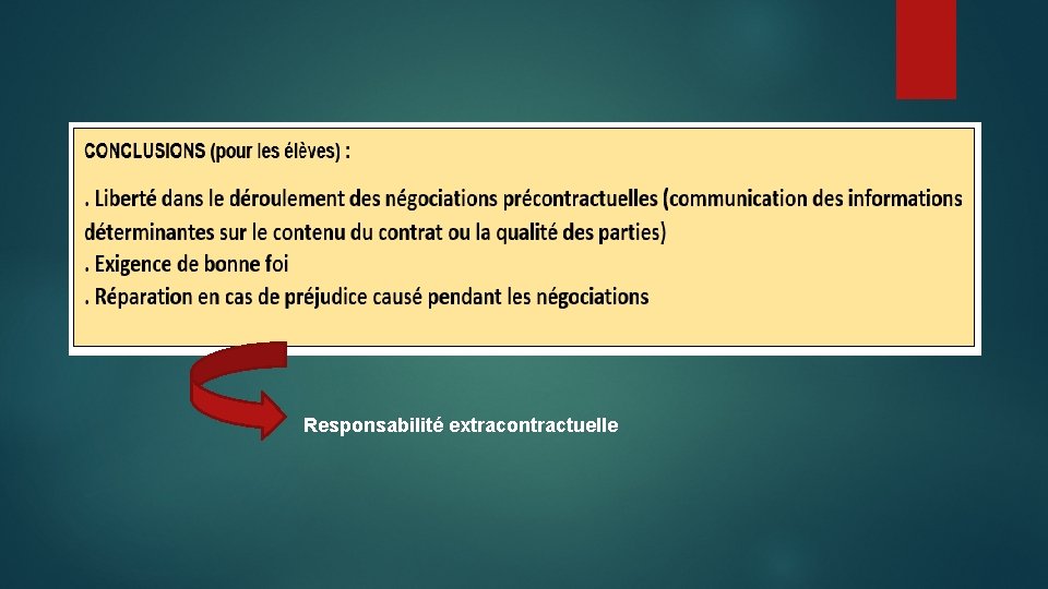 Responsabilité extracontractuelle 