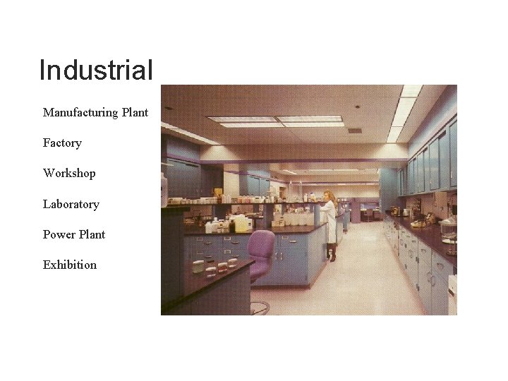 Industrial Manufacturing Plant Factory Workshop Laboratory Power Plant Exhibition 