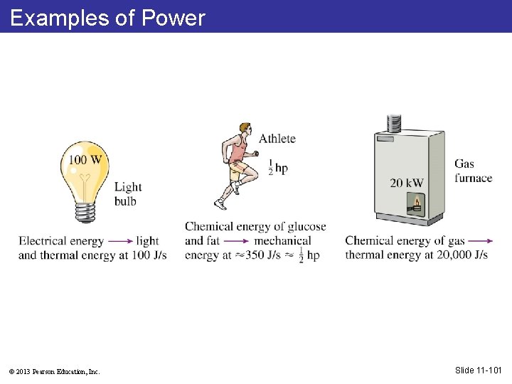 Examples of Power © 2013 Pearson Education, Inc. Slide 11 -101 