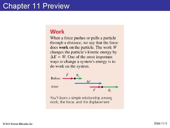 Chapter 11 Preview © 2013 Pearson Education, Inc. Slide 11 -3 