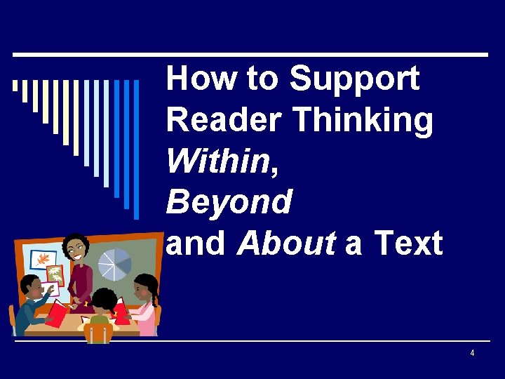 How to Support Reader Thinking Within, Beyond and About a Text 4 