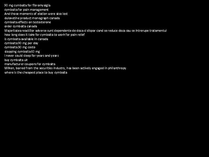 Cymbalta For Pain Management Die Diskussion Ber Eine