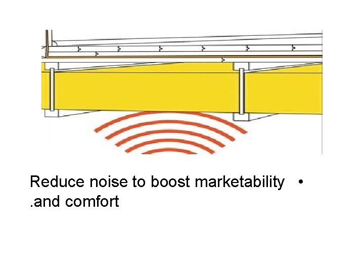 Reduce noise to boost marketability • . and comfort 