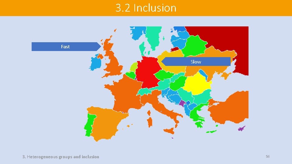 3. 2 Inclusion Fast Slow 3. Heterogeneous groups and inclusion 56 3. 2 Inclusion Fast Slow 3. Heterogeneous groups and inclusion 56