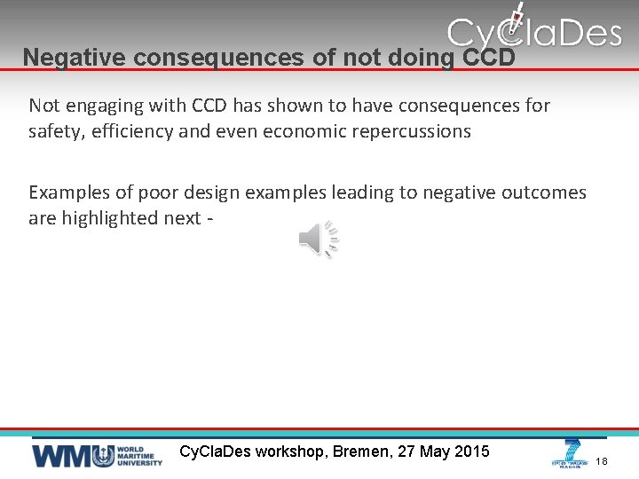 Negative consequences of not doing CCD Not engaging with CCD has shown to have