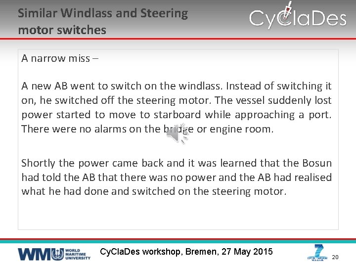 Similar Windlass and Steering motor switches A narrow miss – A new AB went