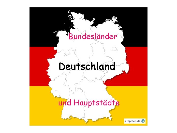 Bundesländer Deutschland und Hauptstädte 