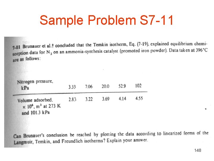 Sample Problem S 7 -11 148 