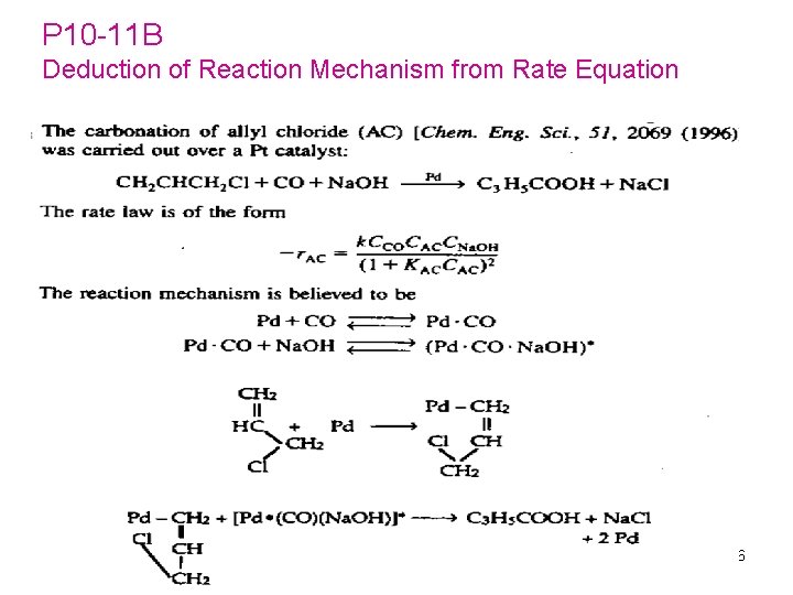 P 10 -11 B Deduction of Reaction Mechanism from Rate Equation 186 