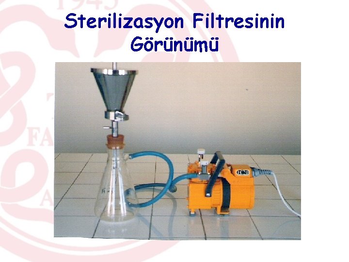 Sterilizasyon Filtresinin Görünümü 