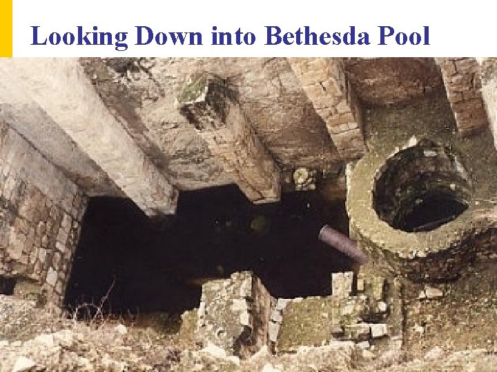 Looking Down into Bethesda Pool 