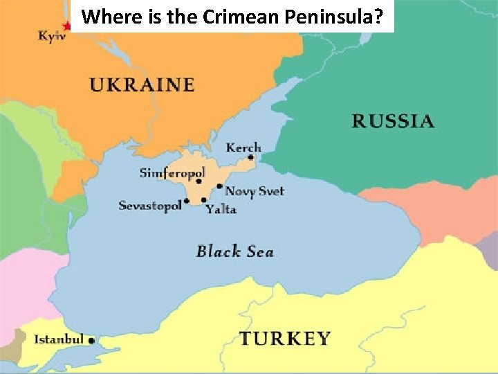 Where is the Crimean Peninsula? 