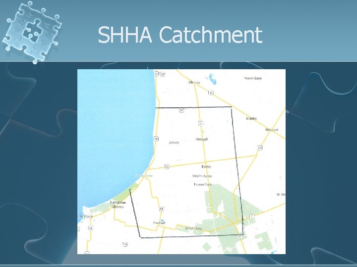 SHHA Catchment SHHA Catchment