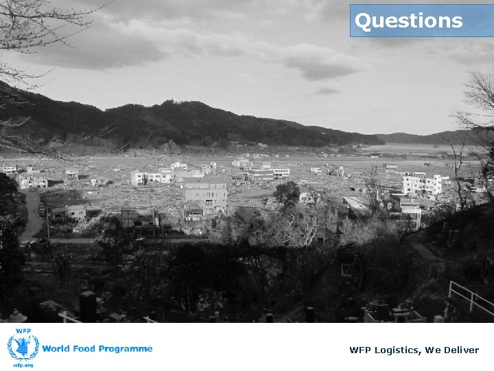 Questions WFP Logistics, We Deliver 