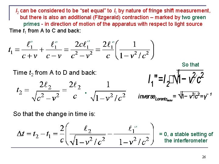 l 2 can be considered to be “set equal” to l 1 by nature