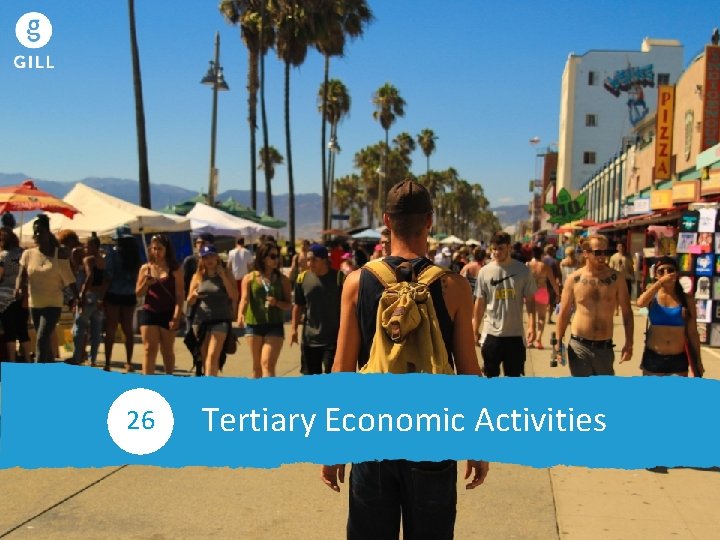 Tertiary Economic Activities 26 