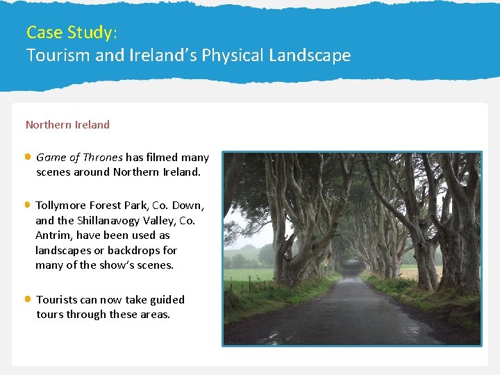 Tertiary Economic Activities 26 13. 2 Forecasting the Weather Case Study: Tourism and Ireland’s