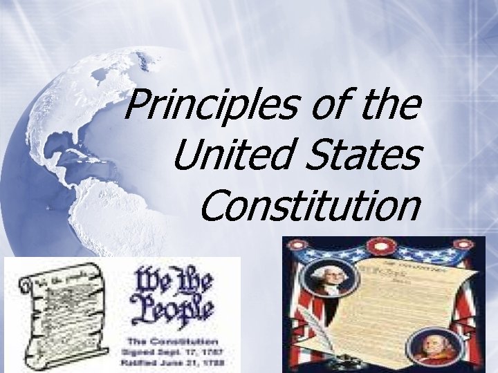 Principles of the United States Constitution 
