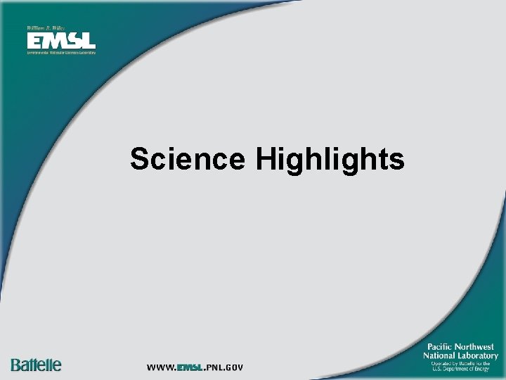 Science Highlights 