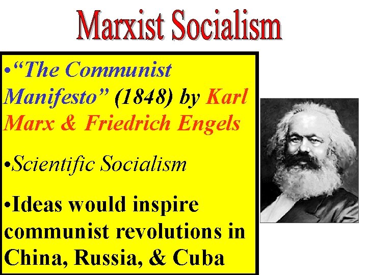 • “The Communist Manifesto” (1848) by Karl Marx & Friedrich Engels • Scientific • “The Communist Manifesto” (1848) by Karl Marx & Friedrich Engels • Scientific