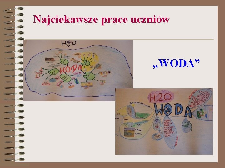 Najciekawsze prace uczniów „WODA” 