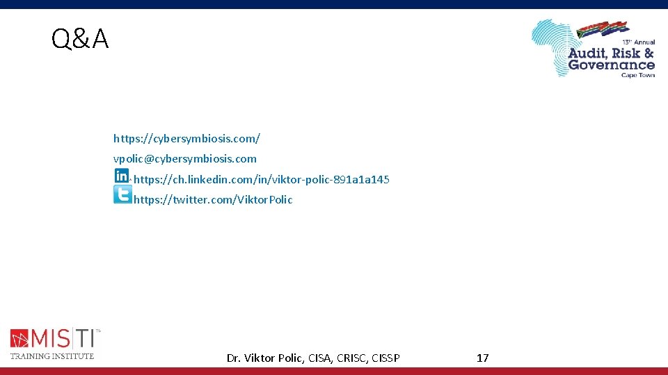 Q&A https: //cybersymbiosis. com/ vpolic@cybersymbiosis. com https: //ch. linkedin. com/in/viktor-polic-891 a 1 a 145 Q&A https: //cybersymbiosis. com/ vpolic@cybersymbiosis. com https: //ch. linkedin. com/in/viktor-polic-891 a 1 a 145