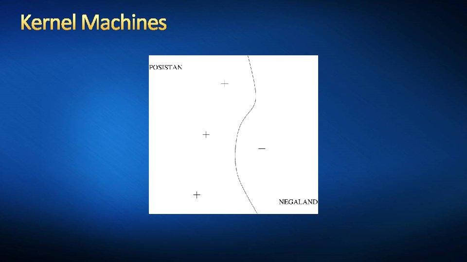 Kernel Machines 