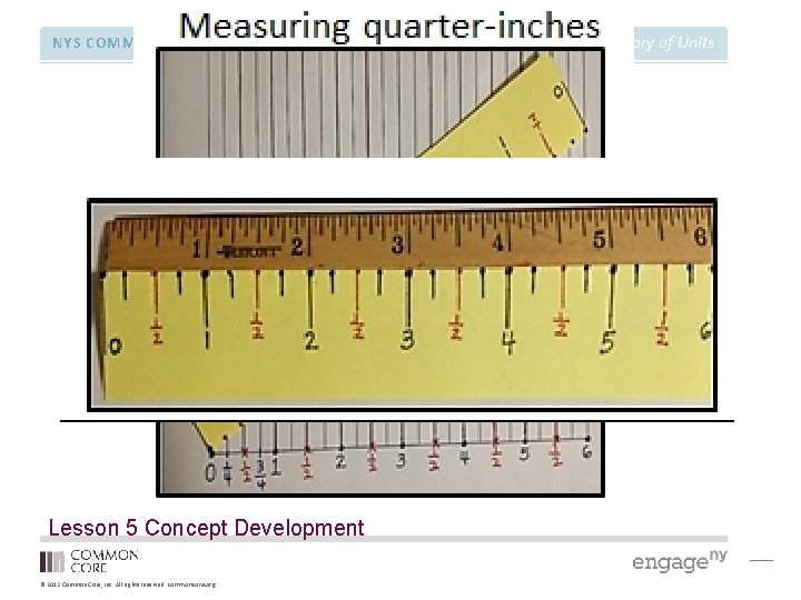 NYS COMMON CORE MATHEMATICS CURRICULUM Lesson 5 Concept Development © 2012 Common Core, Inc.