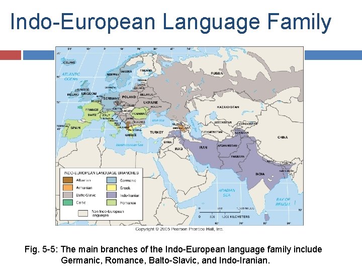 Indo-European Language Family Fig. 5 -5: The main branches of the Indo-European language family