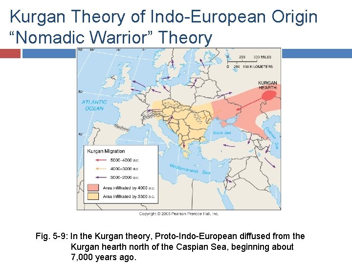 Kurgan Theory of Indo-European Origin “Nomadic Warrior” Theory Fig. 5 -9: In the Kurgan