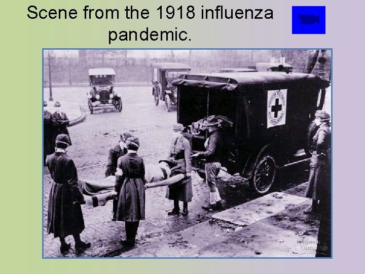 Scene from the 1918 influenza pandemic. 