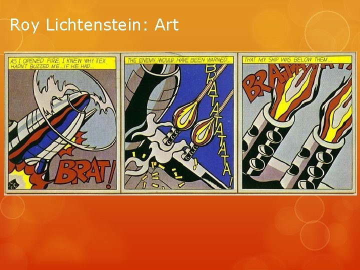 Roy Lichtenstein: Art 