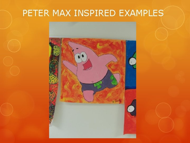PETER MAX INSPIRED EXAMPLES 