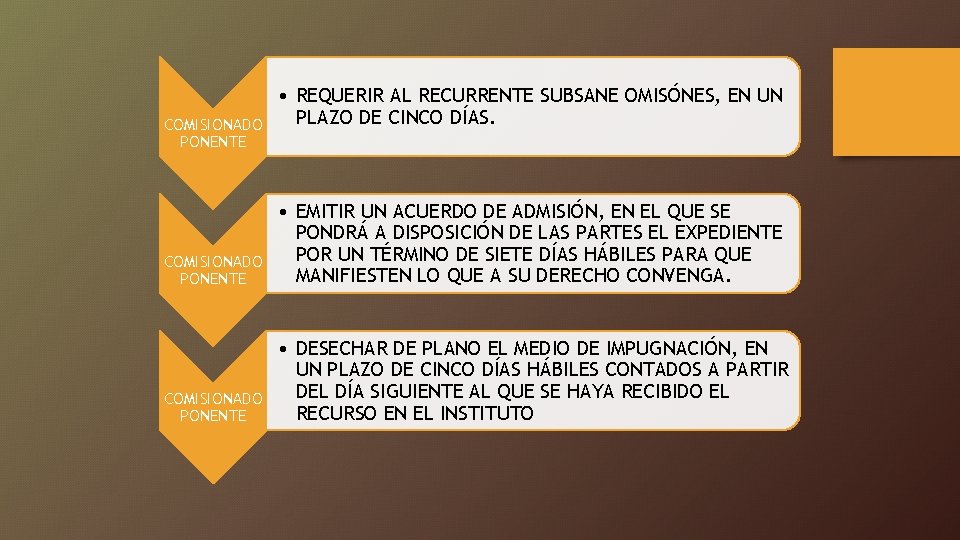 COMISIONADO PONENTE • REQUERIR AL RECURRENTE SUBSANE OMISÓNES, EN UN PLAZO DE CINCO DÍAS.