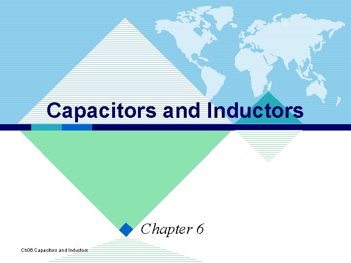 Capacitors and Inductors Chapter 6 Ch 06 Capacitors and Inductors 