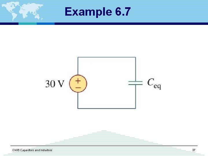 Example 6. 7 Ch 06 Capacitors and Inductors 37 