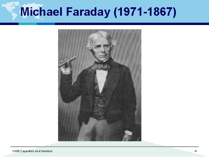 Michael Faraday (1971 -1867) Ch 06 Capacitors and Inductors 4 