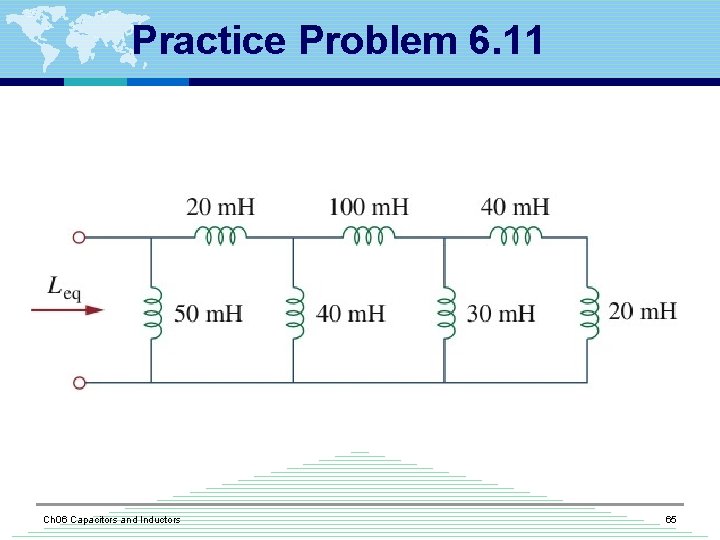 Practice Problem 6. 11 Ch 06 Capacitors and Inductors 65 