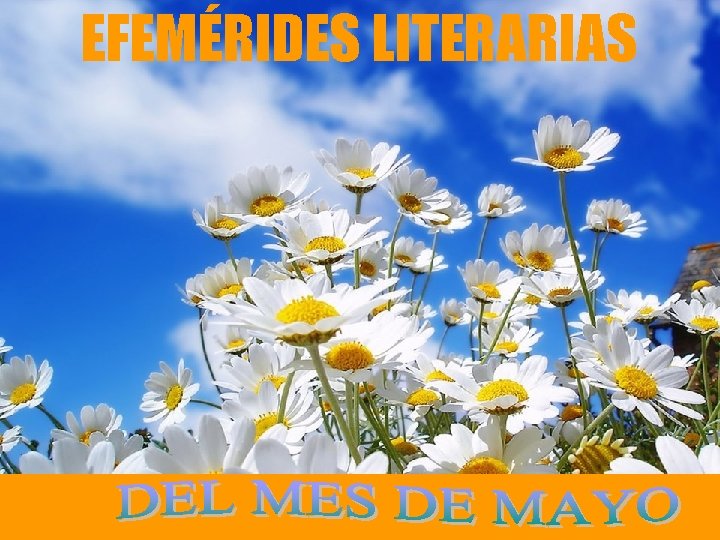 EFEMÉRIDES LITERARIAS 