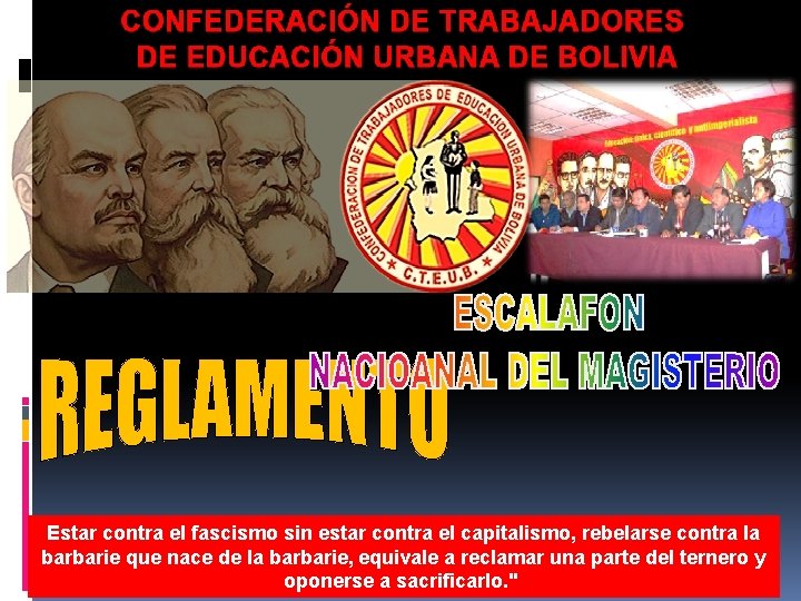 Estar contra el fascismo sin estar contra el capitalismo, rebelarse contra la barbarie que