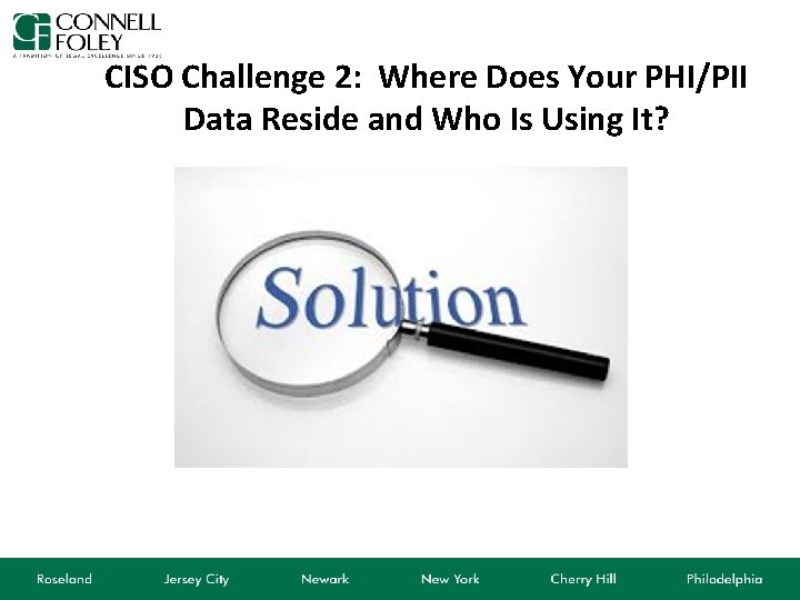 CISO Challenge 2: Where Does Your PHI/PII Data Reside and Who Is Using It?