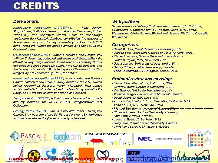 CREDITS Data donors: Handwriting recognition (AVICENNA) -- Reza Farrahi Moghaddam, Mathias Adankon, Kostyantyn Filonenko,