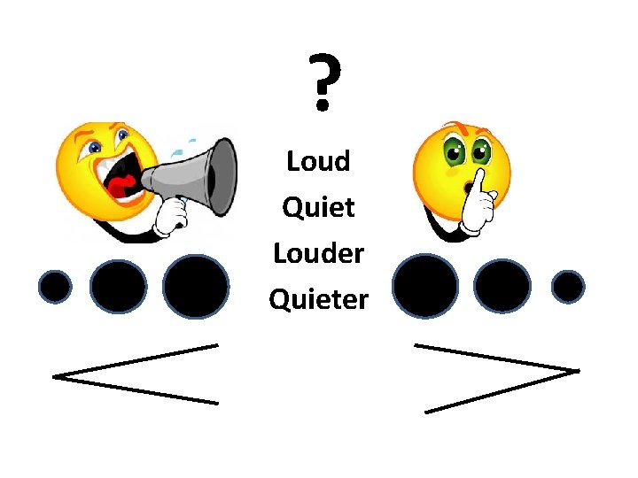 ? Loud Quiet Louder Quieter 