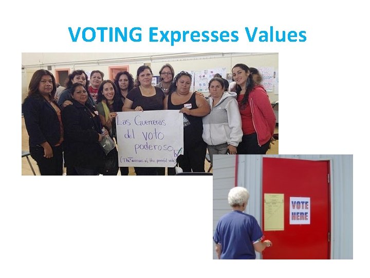 VOTING Expresses Values 