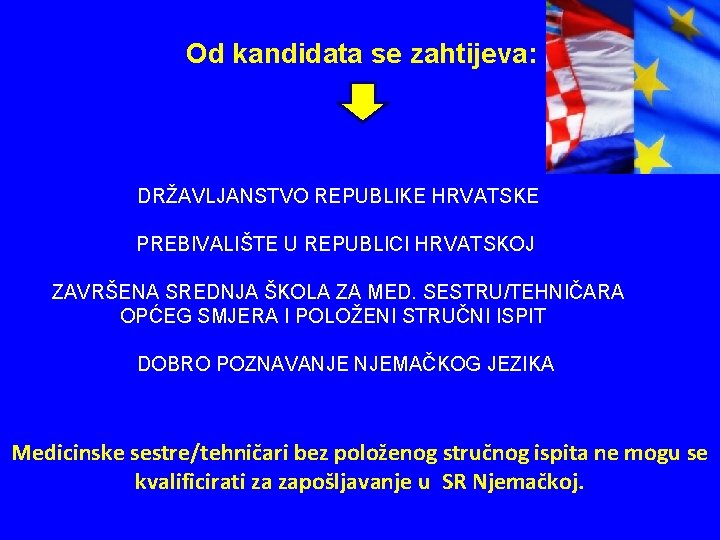 Središnji ured za posredovanje SR Njemačke u Bonnu (ZAV) i Hrvatski zavod za zapošljavanje.