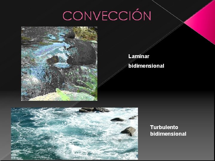 Laminar bidimensional Turbulento bidimensional Laminar bidimensional Turbulento bidimensional